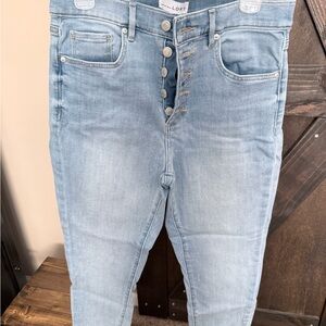 LOFT High Rise Light Blue Women's Jeans